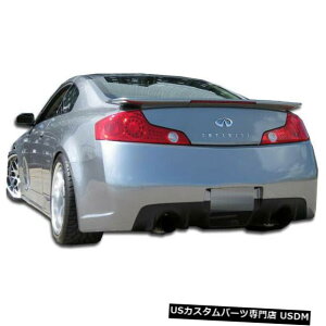 Rear Body Kit Bumper 03-07 Infiniti G Coupe 2DR C-Sport Duraflex���A�{�f�B�L�b�g�o���p�[�ɓK��!!! 105886 03-07 Fits Infiniti G Coupe 2DR C-Sport Duraflex Rear Body Kit Bumper!!! 105886 �y���s�A���i�z