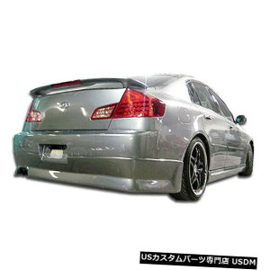 Rear Body Kit Bumper 03-04�K��Infiniti G Sedan 4DR GT Comp Duraflex���A�o���p�[���b�v�{�f�B�L�b�g100471 03-04 Fits Infiniti G Sedan 4DR GT Comp Duraflex Rear Bumper Lip Body Kit 100471 �y���s�A���i�z