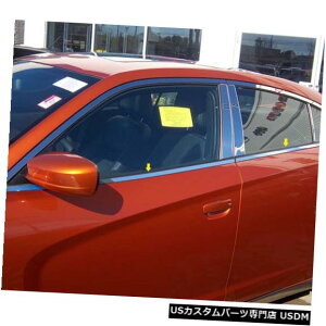 Window Accent 11-18_bW`[W[4dr QAAXeX4pcsgANZgWS51910 11-18 DODGE CHARGER 4dr QAA Stainless 4pcs Window Sill Accent WS51910