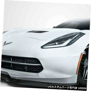 Front Bumper 14-18�V�{���[�R���x�b�g�A�y�b�N�X�J�[�{���t�@�C�o�[�t�����g�o���p�[�X�v���b�^�[�{�f�B�L�b�g112472 14-18 Chevrolet Corvette Apex Carbon Fiber Front Bumper Splitter Body Kit 112472 �y���s�A���i�z