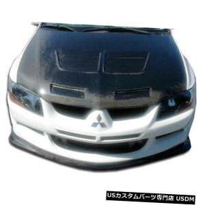 Front Bumper 03-05三菱エボリューションデーモンカーボンファイバーフロントバンパーリップボディキット102781 03-05 Mitsubishi Evolution Demon Carbon Fiber Front Bumper Lip Body Kit 102781