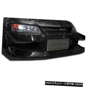 Front Bumper 03-06三菱エボリューションVT-Xデュラフレックスフロントバンパーリップワイドボディキット107212 03-06 Mitsubishi Evolution VT-X Duraflex Front Bumper Lip Wide Body Kit 107212