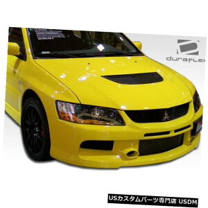 Front Bumper 03-06三菱エボリューションMRエディションデュラフレックスフロントボディキットバンパー!!! 104456 03-06 Mitsubishi Evolution MR Edition Duraflex Front Body Kit Bumper!!! 104456
