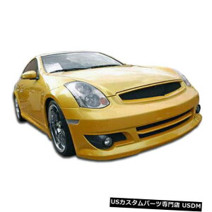 Front Bumper 03-07�C���t�B�j�e�BG�N�[�y2DR K-1�f�����t���b�N�X�t�����g�{�f�B�L�b�g�o���p�[�ɓK��!!! 100465 03-07 Fits Infiniti G Coupe 2DR K-1 Duraflex Front Body Kit Bumper!!! 100465 �y���s�A���i�z