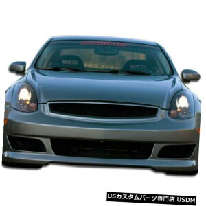 Front Bumper 03-07�C���t�B�j�e�BG�N�[�y2DR C�X�|�[�c�f�����t���b�N�X�t�����g�{�f�B�L�b�g�o���p�[�ɓK��!!! 105885 03-07 Fits Infiniti G Coupe 2DR C-Sport Duraflex Front Body Kit Bumper!!! 105885 �y���s�A���i�z
