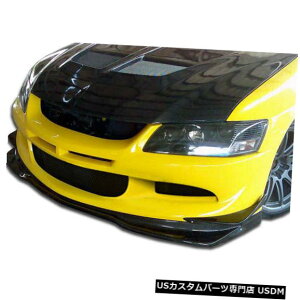 Front Bumper 03-05三菱エボリューションVR-Sカーボンファイバーフロントバンパーリップボディキット!!! 105856 03-05 Mitsubishi Evolution VR-S Carbon Fiber Front Bumper Lip Body Kit!!! 105856