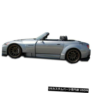 Side Skirts Body Kit 00-09z_S2000 AM-S Duraflex 6s[XTChXJ[gCh{fBLbg!!! 106024 00-09 Honda S2000 AM-S Duraflex 6 Pcs Side Skirts Wide Body Kit!!! 106024