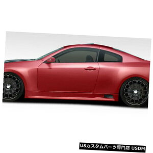 Side Skirts Body Kit 03-07�C���t�B�j�e�BG�N�[�yGT500�f�����t���b�N�X�T�C�h�X�J�[�g���C�h�{�f�B�L�b�g�ɓK��!!! 108501 03-07 Fits Infiniti G Coupe GT500 Duraflex Side Skirts Wide Body Kit!!! 108501 �y���s�A���i�z