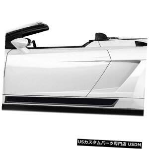 Side Skirts Body Kit 04-08{M[jKhAF-1GATChXJ[gCh{fBLbg109603 04-08 Lamborghini Gallardo AF-1 Aero Function Side Skirts Wide Body Kit 109603