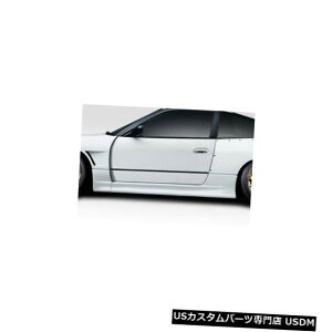 Side Skirts Body Kit 89-94�͓��Y240SX V Speed Duraflex���C�h�T�C�h�X�J�[�g�{�f�B�L�b�g�ɓK��!!! 114928 89-94 Fits Nissan 240SX V Speed Duraflex Wide Side Skirts Body Kit!!! 114928 �y���s�A���i�z