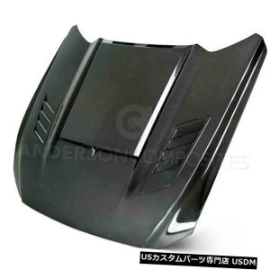 {lbg 15-17tH[h}X^OA_[\J[{t@Co[{fBLbgGAt[hAC-HD15FDMU-AB -DS 15-17 Ford Mustang Anderson Carbon Fiber Body Kit Ram Air Hood AC-HD15FDMU-AB-DS