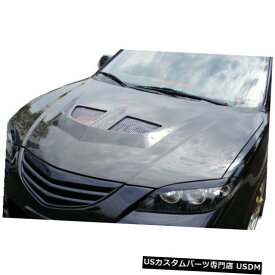 ボンネット 04-09マツダマツダ3 4DR EVOカーボンファイバークリエーションボディキット-フード!!! 104159 04-09 Mazda Mazda 3 4DR EVO Carbon Fiber Creations Body Kit- Hood!!! 104159