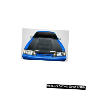ボンネット 87-93フォードマスタングGT500 V2カーボンファイバークリエーションボディキット-フード! 115188 87-93 Ford Mustang GT500 V2 Carbon Fiber Creations Body Kit- Hood! 115188