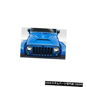 {lbg 07-18W[vO[vf^[ftbNX{fBLbg-t[h!!! 114963 07-18 Jeep Wrangler Predator Duraflex Body Kit- Hood!!! 114963
