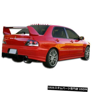 Rear Wide Body Kit Bumper 03-06三菱エボリューションGT500デュラフレックスリアワイドボディキットバンパー!!! 104857 03-06 Mitsubishi Evolution GT500 Duraflex Rear Wide Body Kit Bumper!!! 104857
