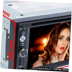 In-Dash ダブル2Din 6.2 "ダッシュカーステレオDVD CDプレーヤータッチスクリーンFMラジオUSB TF Double 2Din 6.2" In Dash Car Stereo DVD CD Player Touch Screen FM Radio USB TF