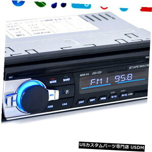 In-Dash BluetoothJ[XeII[fBI1 DINC_bVFM AUX̓V[o[SD USB MP3WI Bluetooth Car Stereo Audio 1 DIN In-Dash FM Aux Input Receiver SD USB MP3 Radio