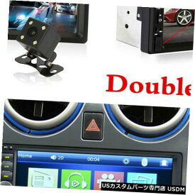 In-Dash 2 Din 7 "車内ダッシュステレオラジオBluetooth FM MP5プレーヤーオーディオ+リアカメラキット 2 Din 7" Car In-Dash Stereo Radio Bluetooth FM MP5 Player Audio+Rear Camera Kits