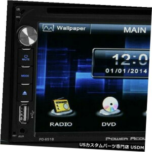 In-Dash Power Acoustik 6.5H 2004-2005g^RAV-4DVD / CDv[[C_bVV[o[ Power Acoustik 6.5h DVD/CD Player In-Dash Receiver For 2004-2005 Toyota RAV-4