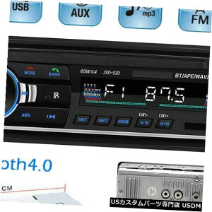 In-Dash 1Din BluetoothԃXeIMP3v[[⏕USB FMWIV[o[InDashjbg 1Din Bluetooth Car Stereo MP3 Player Aux Input USB FM Radio Receiver InDash Unit