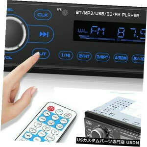 In-Dash 1DIN BluetoothJ[XeIMP3WIv[[C_bVUSB FM AUXCV[o[^b` 1DIN Bluetooth Car Stereo MP3 Radio Player In-Dash USB FM AUX-in Receiver Touch
