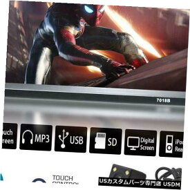 In-Dash 7 "ダッシュステレオカーレシーバーオーディオビデオプレーヤーBlのインチダブルディンタッチスクリーン 7" Inch Double Din Touchscreen in Dash Stereo Car Receiver Audio Video Player Bl