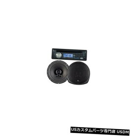In-Dash Boss AudioインダッシュカーステレオCD AM / FM MP3レシーバーと6.5インチ2ウェイスピーカーパック Boss Audio In-Dash Car Stereo CD AM/FM MP3 Receiver and 6.5" 2-Way Speaker Pack