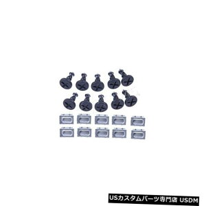 GWJo[ {̃|VFJCG2003-10 10xGWRp[ggJo[v[gNv+lW Genuine Porsche Cayenne 2003-10 10x Engine Compartment Cover Plate Clamps+Screws