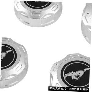 GWJo[ 2018-2020 Mustang GT  I4 5pc Billet Engine Caps Cover Set Running Horse Inserts