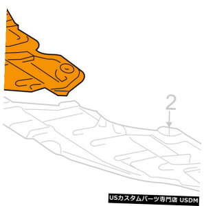 WG[^[Jo[ g^OEMJXvbVV[hGW/WG[^[Jo[E5144106150 TOYOTA OEM Camry Splash Shield-Under Engine / Radiator Cover Right 5144106150