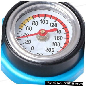WG[^[Jo[ 1.3BarԂ̃WG[^[Jo[LbvW /xvv[^[jo[T 1.3Bar Car Radiator Cover Cap W/ Thermometer Water Temp Gauge Meter Universal