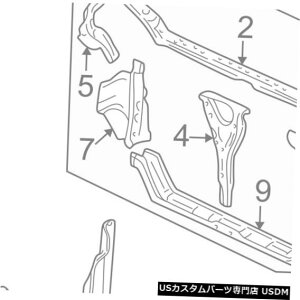 WG[^[Jo[ ALz_OEM 02-03 TLWG[^[RAT|[gJo[v[g74117S0KA01 Acura HONDA OEM 02-03 TL Radiator Core Support-Cover Plate 74117S0KA01
