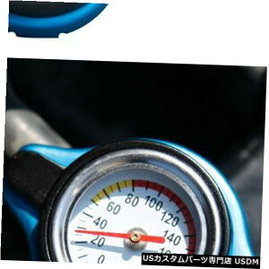 WG[^[Jo[ Ԃ̂߂̕ՓIȃT[X^bg̃WG[^[̖Xq+xv1.1_Jo[ Universal Thermostatic Radiator Cap+Temp gauge 1.1 Bar Cover Small Head For Car