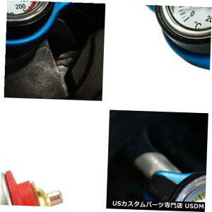 WG[^[Jo[ jo[Tu[T[XgWG[^[Lbv+v1.1o[Jo[X[wbh Universal Blue Thermost Radiator Cap+Water Temp gauge 1.1 Bar Cover Small Head