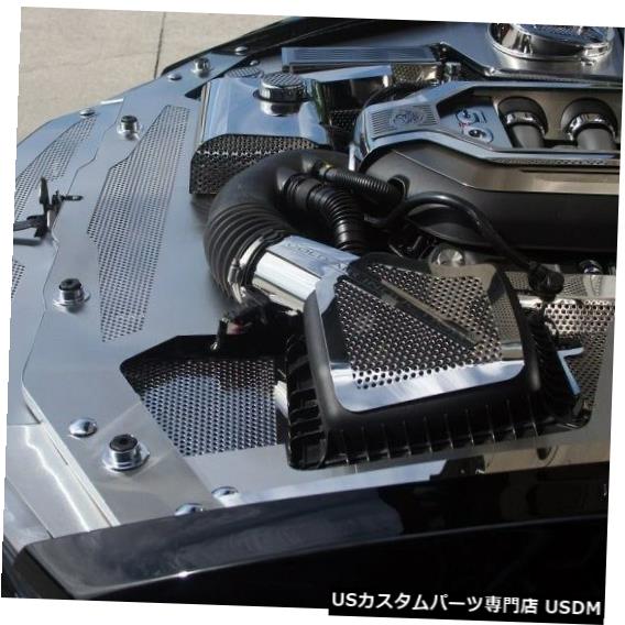 車用品 バイク用品 >> パーツ 駆動系パーツ その他 ラジエーターカバー Mustang Radiator Cover V8 着後レビューで 送料無料 授与 Perforated Illuminated 2011-2012-273039-RED amp; GT 5.0