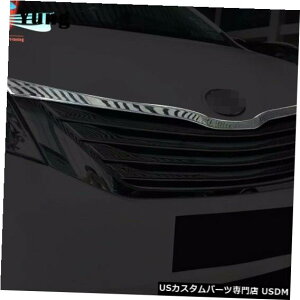 WG[^[Jo[ g^VGi2011-2021̃NtgWG[^[/t[hbv[fBOJo[g Chrome Front Radiator/Hood Lip Mouldings cover Trim For Toyota Sienna 2011-2021