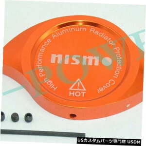 WG[^[Jo[ jXIWA~WG[^[یLbvJo[ Nismo Orange Aluminum Radiator Protection Cap Cover