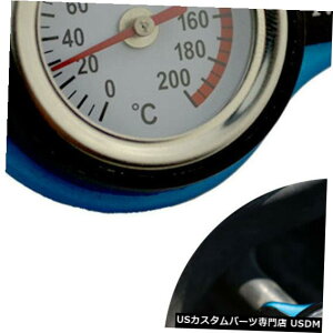 WG[^[Jo[ V1.3o[SUVT[X^bgWG[^[LbvJo[v New Blue 1.3 Bar Car SUV Thermostatic Radiator Cap Cover Water Temperature Gauge