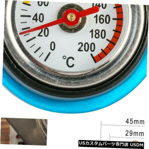 WG[^[Jo[ 0.9bar ThermostWG[^[LbvJo[^wbhQ[WԃgbN 0.9bar Thermost Radiator Cap Cover Large Head Water Temperature Gauge Car Truck