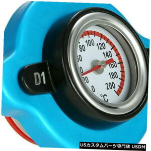 WG[^[Jo[ J[gbNT[WG[^[LbvJo[+vX[wbh0.9o[ Car Truck Thermo Radiator Cap Cover +Water Temperature Gauge Small head 0.9 Bar