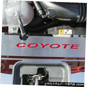 WG[^[Jo[ 2016 Mustang GTpWG[^[Jo[v[gubgO[uR[evCC[ubV] Radiator Cover Plate Bullet Green "Coyote" Inlay for 2016 Mustang GT [Brushed]