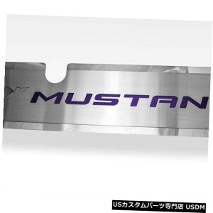 ���W�G�[�^�[�J�o�[ 2015-2017 Mustang GT�p���W�G�[�^�[�J�o�[/�p�[�v���J�[�{���t�@�C�o�[MUSTANG�|�j�[�C�����C Radiator Cover w/Purple Carbon Fiber MUSTANG Pony Inlay For 2015-2017 Mustang GT �y���s�A���i�z