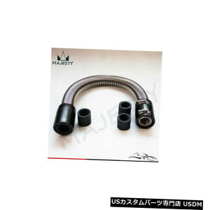 WG[^[Jo[ NXeX|WG[^[z[XLbg24 "jo[TA~jENvJo[NEW Chrome Stainless Steel Radiator Hose Kit 24" UNIVERSAL Aluminum Clamp Covers NEW
