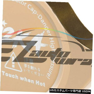 WG[^[Jo[ Vp̋̃rbg̃A~jEWG[^[̕ی쑕ü͖XqJo[\ Champagne Gold Billet Aluminum Radiator Protector Pressure Cap Cover Performance