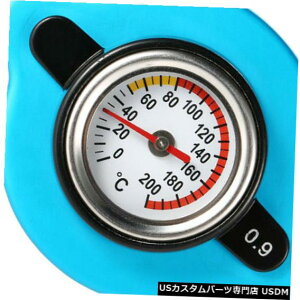 WG[^[Jo[ 1XJ[T[WG[^[LbvJo[+vX[wbh1.3o[ 1X Car Thermo Radiator Cap Cover +Water Temperature Gauge Small head 1.3 Bar