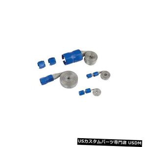 WG[^[Jo[ tbNXu[hX`[ґgWG[^[q[^[z[XCC[Jo[X[uu[Gh Flex Braid Steel Braided Radiator Heater Hose Line Wire Cover Sleeve BLUE ENDS