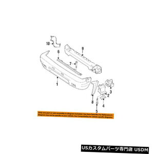 Front Bumper Cover ALz_OEM SLXtgop[op[Jo[T|[guPbgE8971610720 Acura HONDA OEM SLX Front Bumper-Bumper Cover Support Bracket Right 8971610720