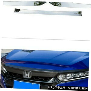Front Bumper Cover z_AR[h2018 2019ABSNtgop[bvیJo[g ABS Chrome Front Bumper Lip Protection Cover Trim for Honda Accord 2018 2019