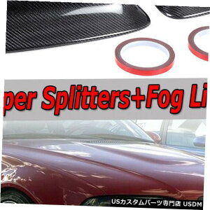 Front Bumper Cover 01-06 BMW E46 M3J[{t@Co[CSL^Cvtgop[Xvb^[+tHOCgJo[p For 01-06 BMW E46 M3 Carbon Fiber CSL Type Front Bumper Splitter+Fog Light Cover
