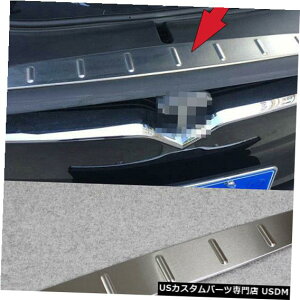 Front Bumper Cover ステンレススチールフロントバンパープロテクションカバートリムフィットテスラモデルX 2016 2017 Stainless Steel Front Bumper Protection Cover Trim Fit Tesla Model X 2016 2017